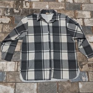 Route 66 Women's XL Plaid Button Down Shirt